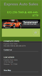 Mobile Screenshot of expressautosales.org